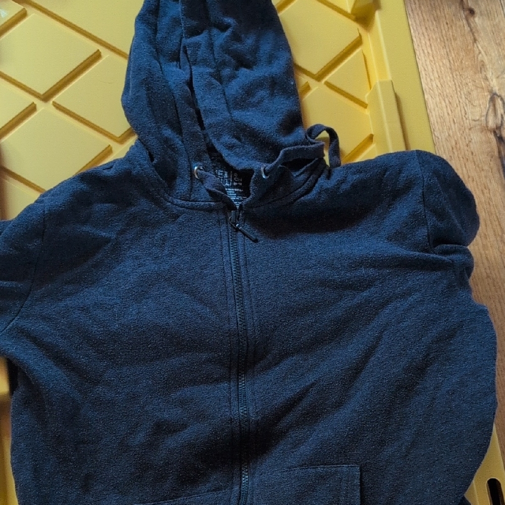 Time and Tru Blue Heather Hoodie